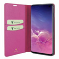 Piel Frama Samsung Galaxy S10e FramaSlimCards Leather Case - Fuchsia Cowskin-Crocodile