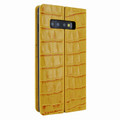 Piel Frama Samsung Galaxy S10e FramaSlimCards Leather Case - Yellow Cowskin-Crocodile