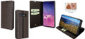 Piel Frama Samsung Galaxy S10 FramaSlimCards Leather Case - Brown Cowskin-Lizard