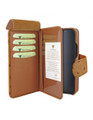 Piel Frama iPhone 13 Pro WalletMagnum Leather Case - Tan Ostrich