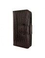 Piel Frama iPhone 13 WalletMagnum Leather Case - Brown Lizard