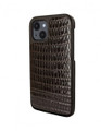 Piel Frama iPhone 13 Luxinlay Leather Case - Brown Lizard