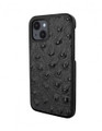 Piel Frama iPhone 13 Luxinlay Leather Case - Black Ostrich