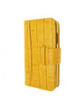 Piel Frama iPhone 12 | 12 Pro WalletMagnum Leather Case - Crocodile Yellow