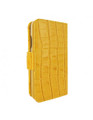 Piel Frama iPhone 12 | 12 Pro WalletMagnum Leather Case - Crocodile Yellow