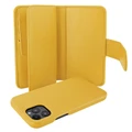 Piel Frama iPhone 12 | 12 Pro WalletMagnum Leather Case - Yellow