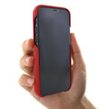 Piel Frama iPhone 12 mini FramaSlimGrip Leather Case - Red