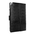 Piel Frama iPad Air 2019 | iPad 10.2 2019 Cinema Leather Case - Black Wild Crocodile