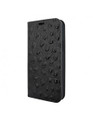Piel Frama iPhone 13 mini FramaSlimCards Leather Case - Black Cowskin-Ostrich