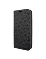 Piel Frama iPhone 13 mini FramaSlimCards Leather Case - Black Cowskin-Ostrich
