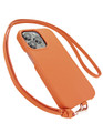 Piel Frama iPhone 13 Pro Max Neckstrap - Orange