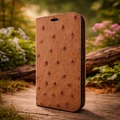 Piel Frama iPhone 14 FramaSlimCards Leather Case - Tan Cowskin-Ostrich