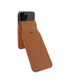 Piel Frama iPhone 14 Pro | iPhone 14 iMagnum Leather Case - Tan Cowskin-Ostrich