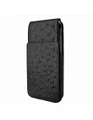 Piel Frama iPhone 14 Pro | iPhone 14 iMagnum Leather Case - Black Cowskin-Ostrich