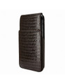 Piel Frama iPhone 14 Pro | iPhone 14 iMagnum Leather Case - Brown Cowskin-Lizard