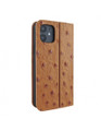 Piel Frama iPhone 14 Plus FramaSlimCards Leather Case - Tan Cowskin-Ostrich