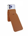 Piel Frama iPhone 14 Pro Max | iPhone 14 Plus iMagnum Leather Case - Tan Cowskin-Ostrich