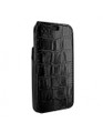 Piel Frama iPhone 14 Pro Max | iPhone 14 Plus iMagnum Leather Case - Black Cowskin-Crocodile