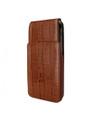 Piel Frama iPhone 14 Pro Max | iPhone 14 Plus iMagnum Leather Case - Brown Cowskin-Crocodile