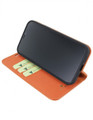 Piel Frama iPhone 15 Plus Orange Crocodile FramaSlim Leather Case