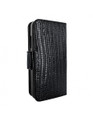 Piel Frama iPhone 15 Pro Max Black Lizard WalletMagnum Leather Case