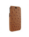 Piel Frama iPhone 15 Pro Tan Ostrich iMagnum Leather Case