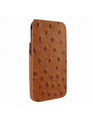 Piel Frama iPhone 15 Tan Ostrich iMagnum Leather Case