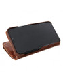 Piel Frama iPhone 15 Brown Crocodile WalletMagnum Leather Case