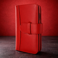 Piel Frama iPhone 15 Red WalletMagnum Leather Case