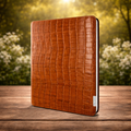 Piel Frama Brown Crocodile FramaSlim Leather Case for iPad Pro 13-inch (2024)