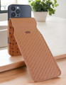 Piel Frama Tan Ostrich iMagnum Leather Case for iPhone 16 Pro | iPhone 16