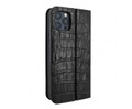 Piel Frama Black Crocodile FramaSlim Leather Case for iPhone 16