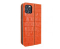 Piel Frama Orange Crocodile FramaSlim Leather Case for iPhone 16 Pro