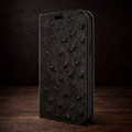 Piel Frama iPhone 12 mini FramaSlimCards Leather Case - Black Ostrich