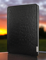 Piel Frama Black Ostrich FramaSlim Leather Case for iPad Air 13-inch (2024-2025)