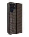 Piel Frama Brown Lizard FramaSlimCards Leather Case for Samsung Galaxy S25 Ultra