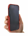 Piel Frama Red FramaGrip Leather Case for iPhone 16e