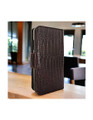 Piel Frama Brown Lizard WalletMagnum Leather Case for iPhone 16e