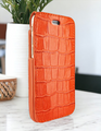 Piel Frama 536 Orange Crocodile iMagnum Leather Case for iPhone 17 Pro