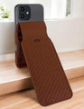 Piel Frama 526 Brown Crocodile iMagnum Leather Case for iPhone 17