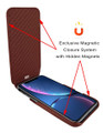 Piel Frama 526 Brown Crocodile iMagnum Leather Case for iPhone 17