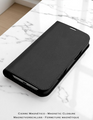 Piel Frama 537 Black Folio Style Magnetic Leather Case for iPhone 17 Pro
