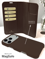 Piel Frama 537 Brown Folio Style Magnetic Leather Case for iPhone 17 Pro