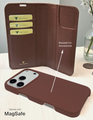 Piel Frama 532 Brown Crocodile Folio Style Magnetic Leather Case for iPhone Air