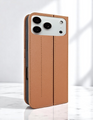 Piel Frama 539 Tan FramaSlim Book Style Leather Case for iPhone 17 Pro Max