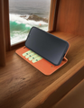Piel Frama 539 Orange Crocodile FramaSlim Book Style Leather Case for iPhone 17 Pro Max