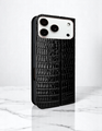Piel Frama 539 Black Lizard FramaSlim Book Style Leather Case for iPhone 17 Pro Max