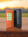 Piel Frama 534 Orange FramaSlim Book Style Leather Case for iPhone 17 Pro