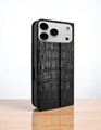 Piel Frama 534 Black Crocodile FramaSlim Book Style Leather Case for iPhone 17 Pro