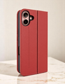 Piel Frama 524 Red FramaSlim Book Style Leather Case for iPhone 17